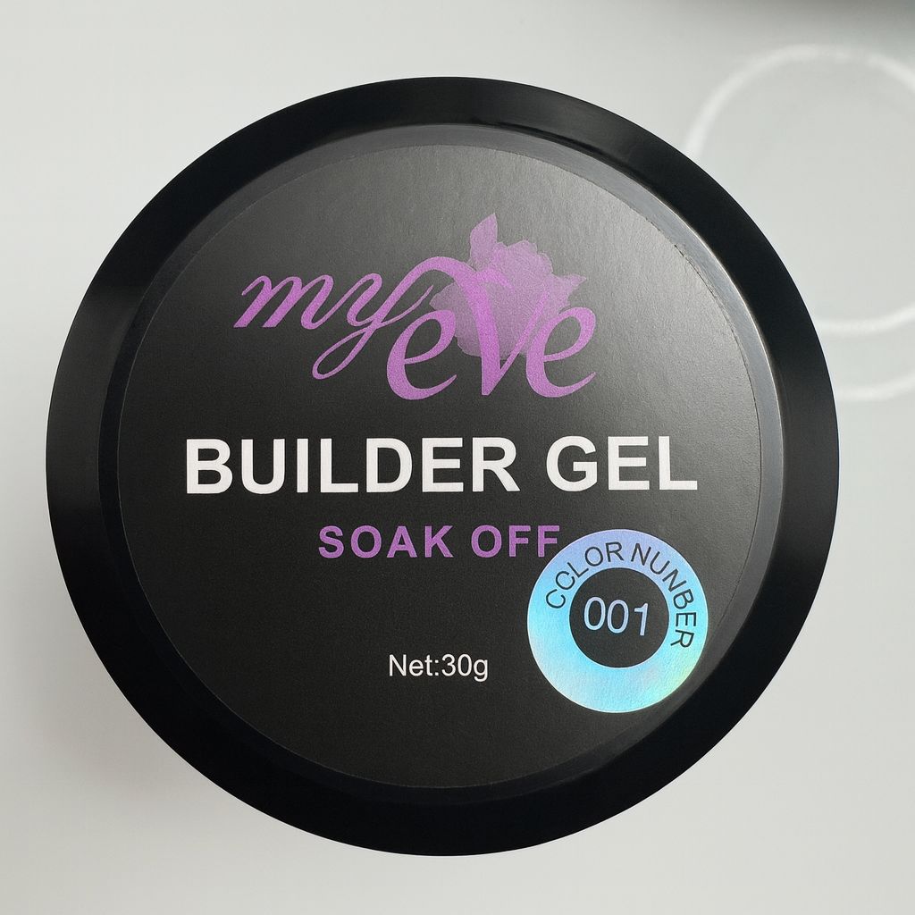 Builder Gel MyEvé, 30g, Nr. 001 HEMA/TPO FREE - imagine 2