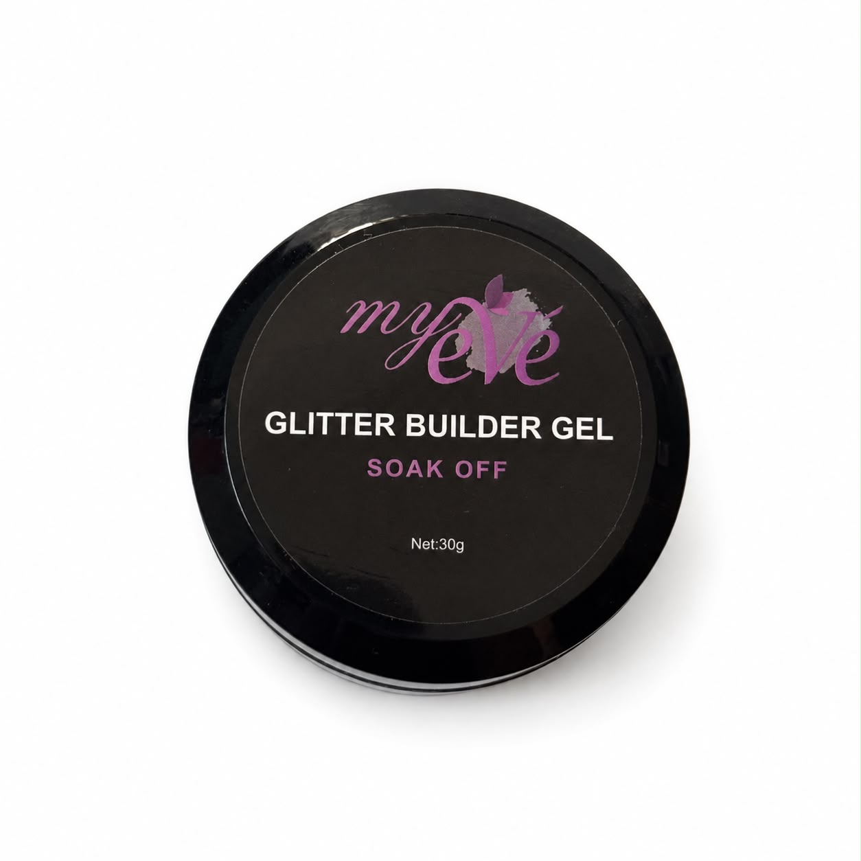 Glitter Builder Gel MyEvé, 30g, Nr. G10 HEMA/TPO FREE - imagine 2