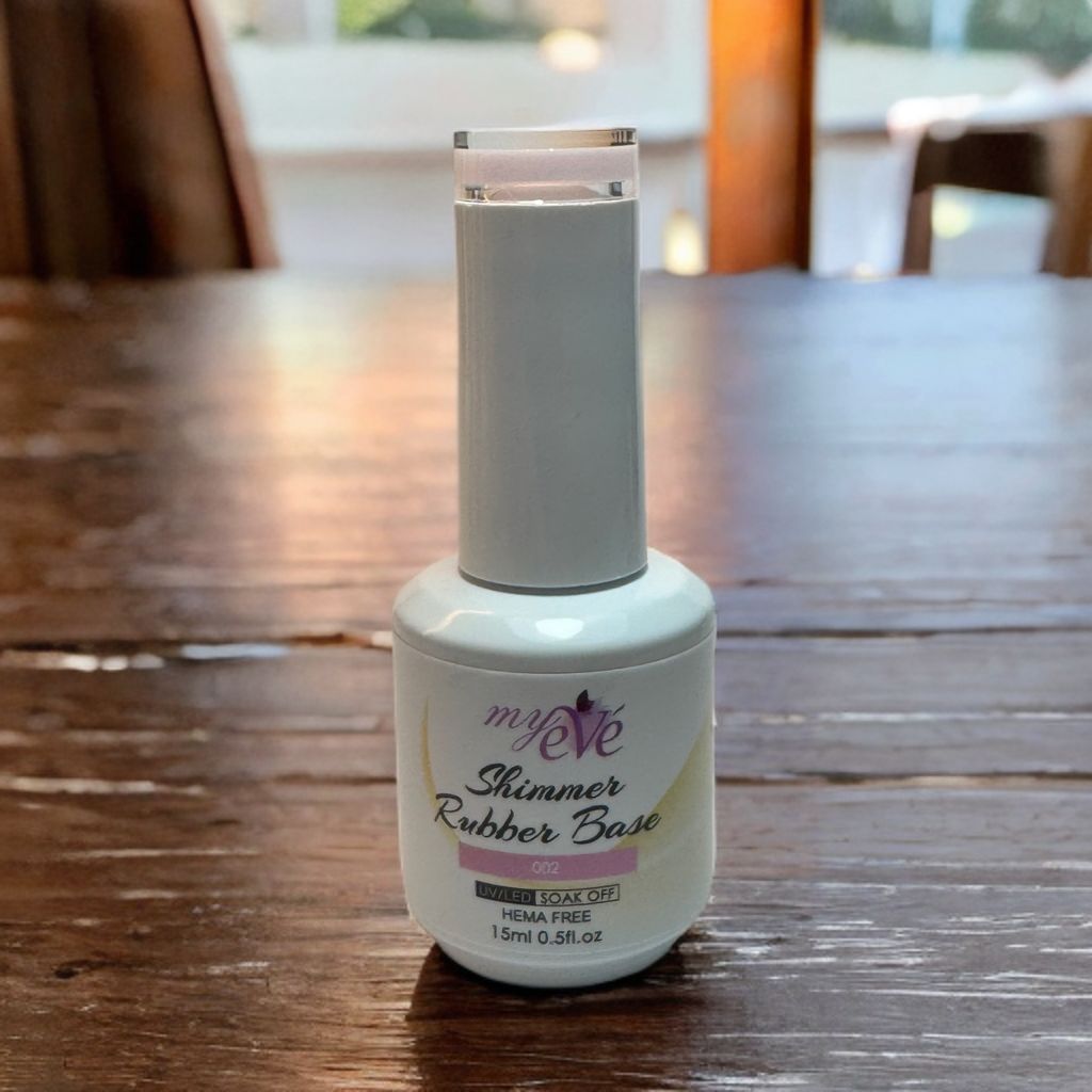 SHIMMER RUBBER BASE MyEvé 15 ml, Nr 002, HEMA FREE