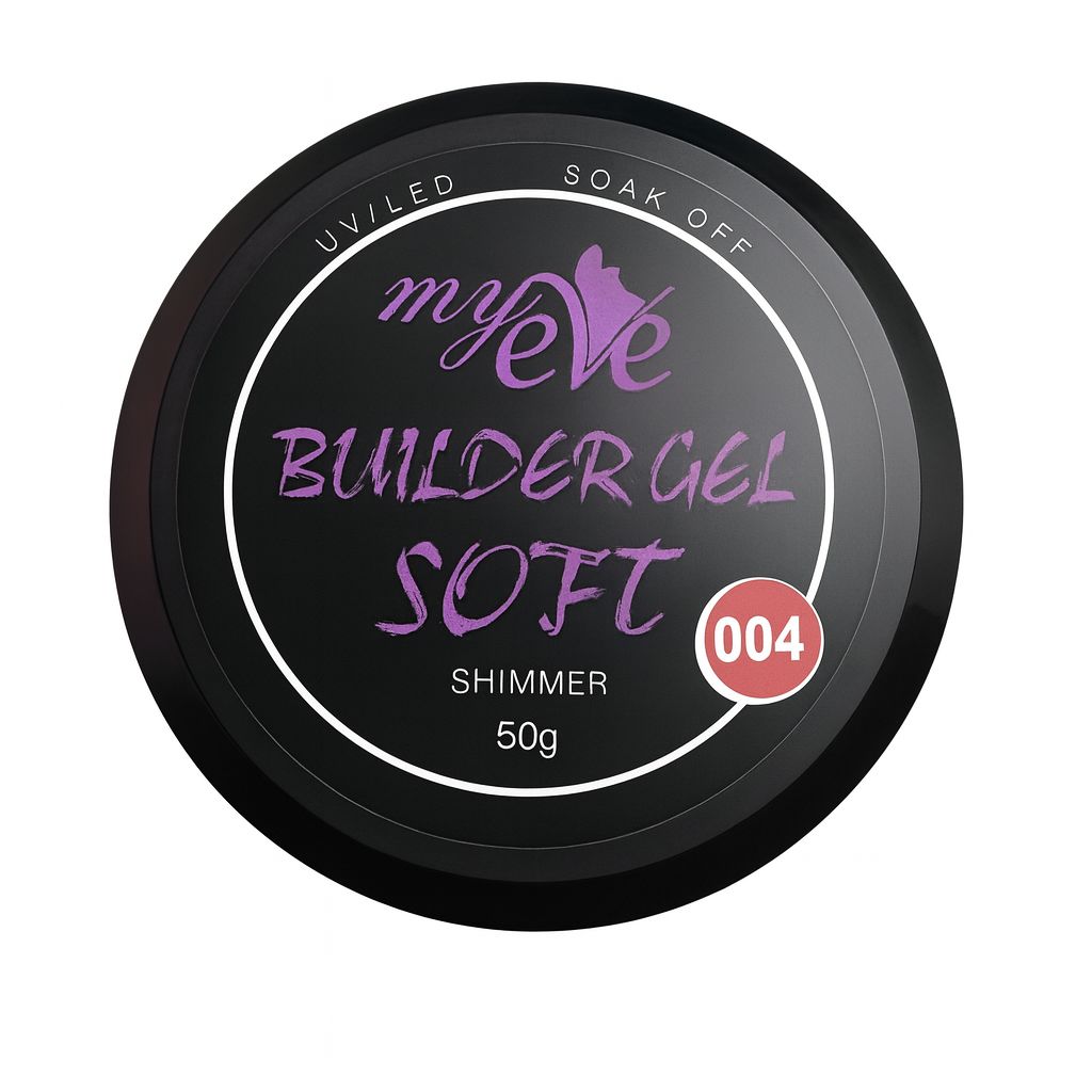 Shimmer Soft Builder Gel MyEvé, Nr 004, 50g, HEMA FREE - imagine 2