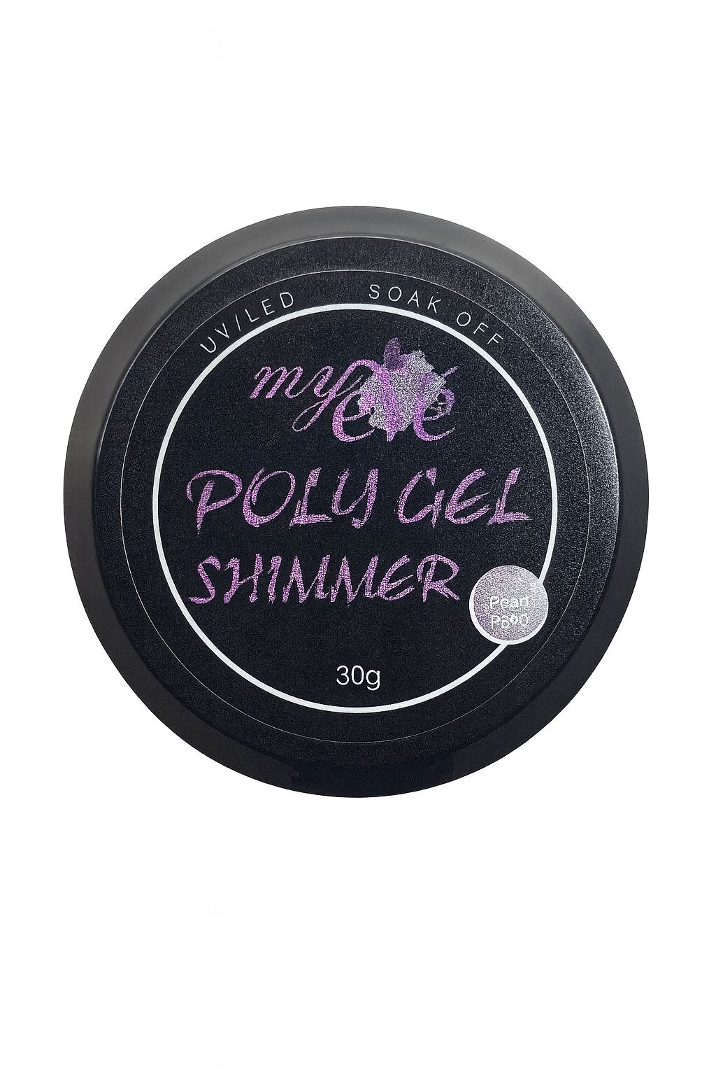 Polygel Shimmer MyEvé, 50g, Pearl P502, HEMA FREE - imagine 3