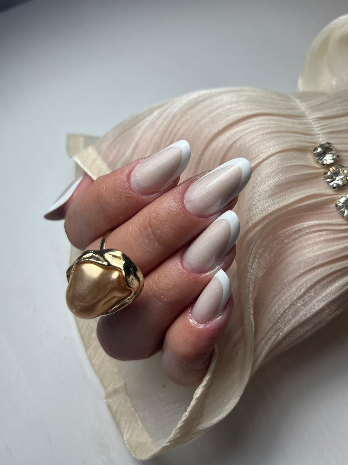 Polygel Shimmer MyEvé, 50g, Pearl P502, HEMA FREE - imagine 4