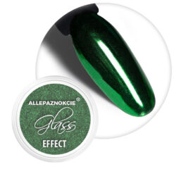 Pigment oglinda Glass Effect Green Nr 9 Allepaznokcie