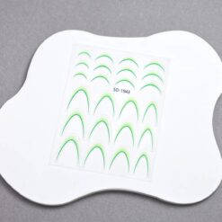 Stickere ombre french green