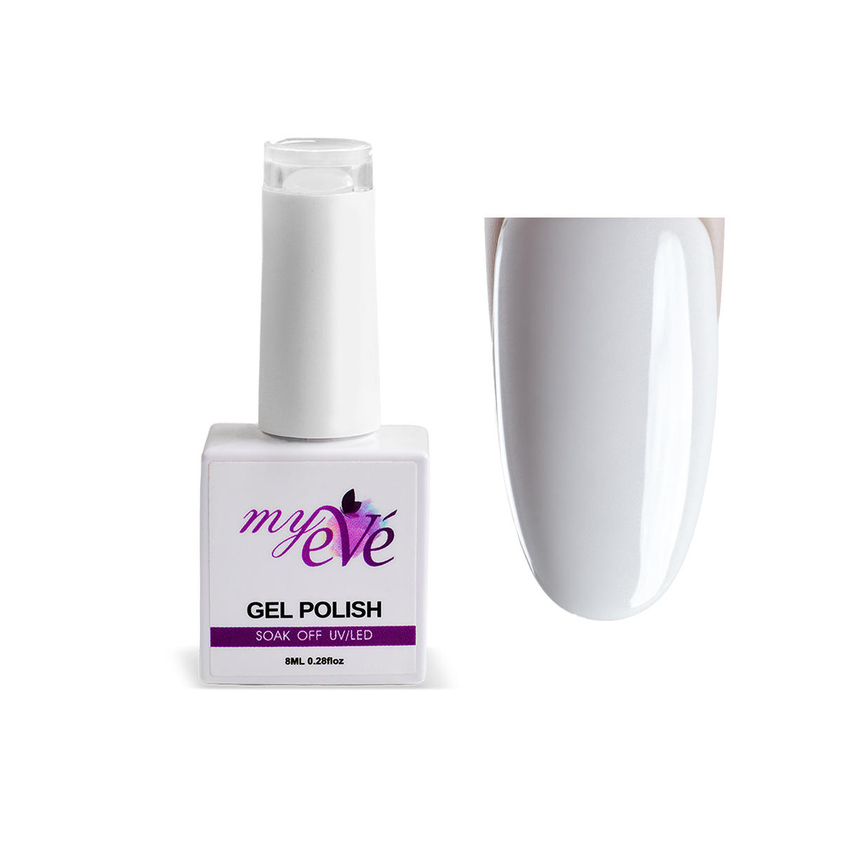 Oja semipermanenta MyEvé WHITE RE119, 8g