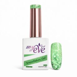 RUBBER BASE MyEvé Snowflakes Green, 15ml Hema Free