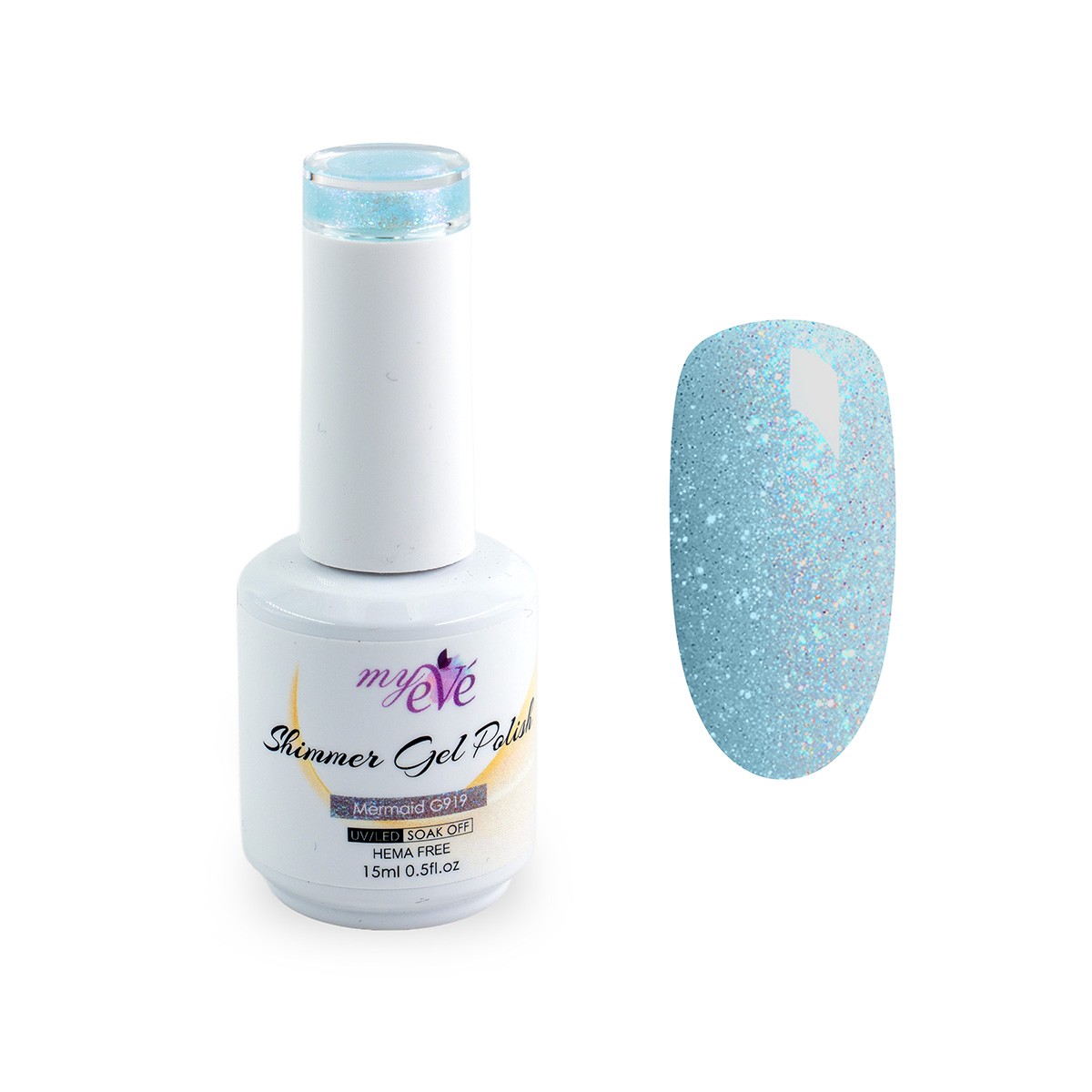 SHIMMER GEL POLISH MyEvé Mermaid G919, 15ml