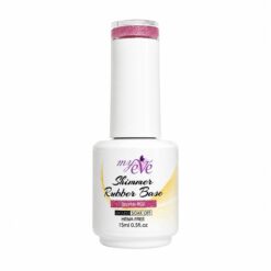SHIMMER RUBBER BASE MyEvé Sparkle R02, 15ml, HEMA FREE