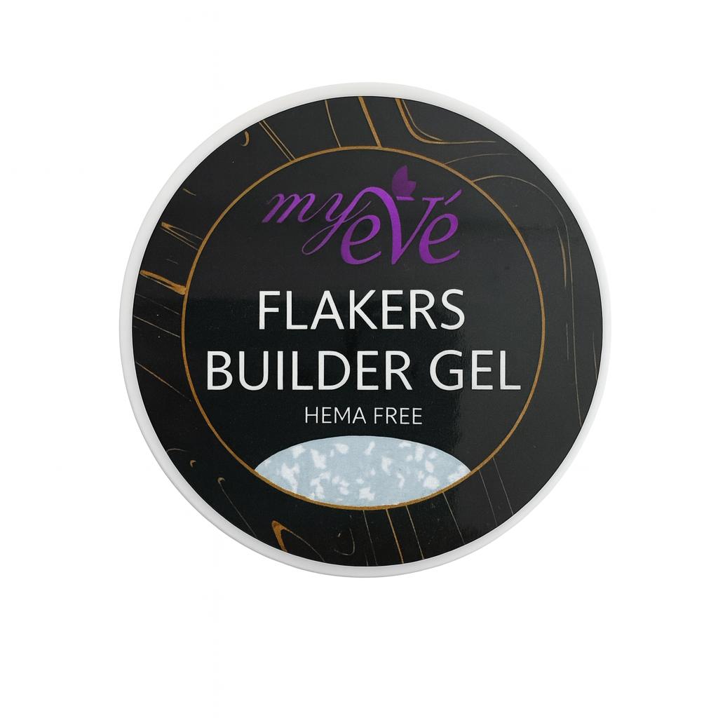 Flakers Builder Gel MyEvé, Nr. 01, HEMA FREE, 30g - imagine 2