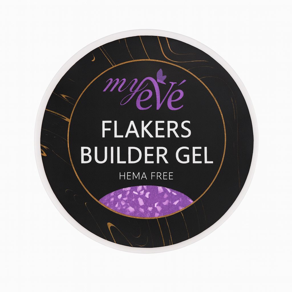 Flakers Builder Gel MyEvé, Nr. 16, HEMA FREE, 30g - imagine 2