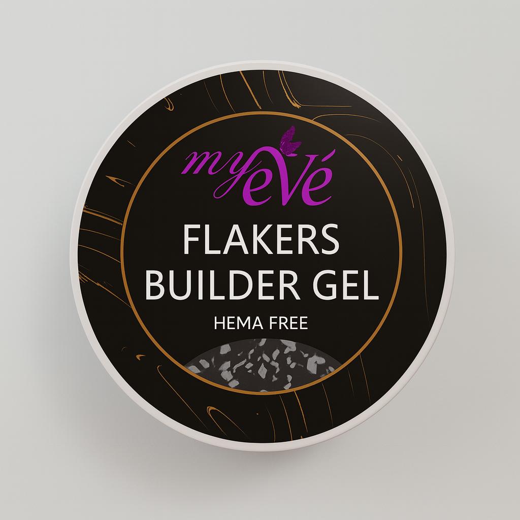 Flakers Builder Gel MyEvé, Nr. 18, HEMA FREE, 30g - imagine 2