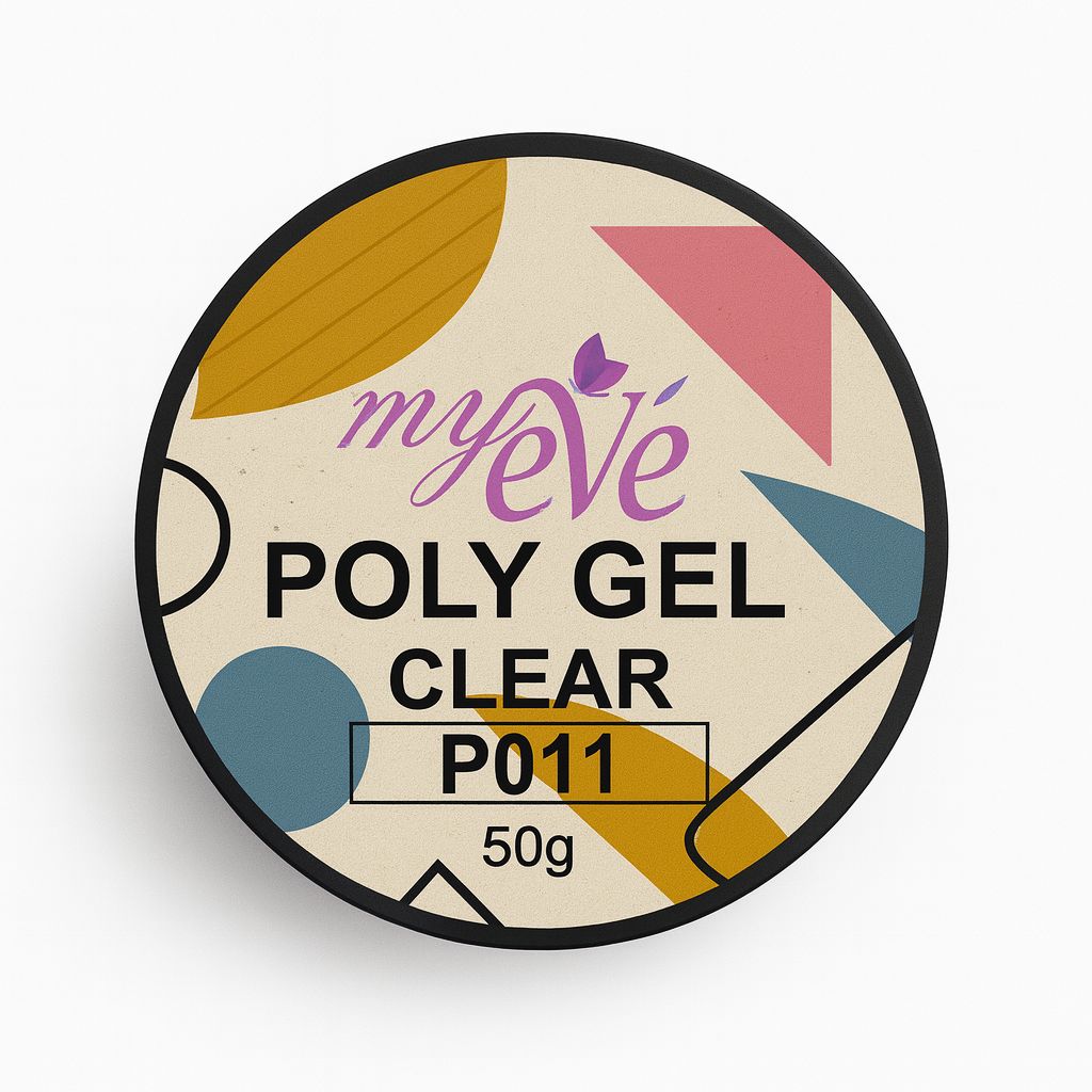 Polygel MyEvé, 50g, CLEAR P011, HEMA/TPO FREE - imagine 2