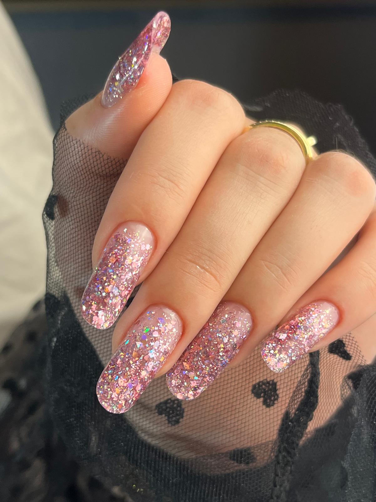 Builder Gel Soft Shimmer MyEvé, Glitter B04, 50g, HEMA/TPO FREE - imagine 2