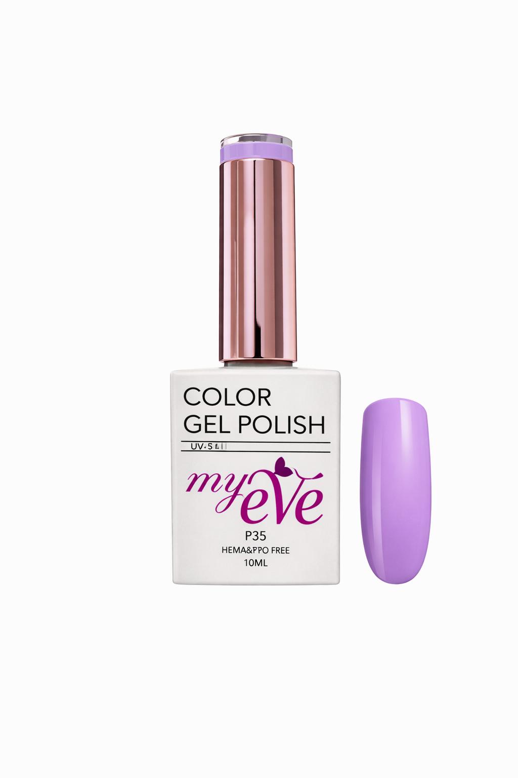 Oja Semipermanenta MyEvé nr P35, 10ml, HEMA/TPO FREE