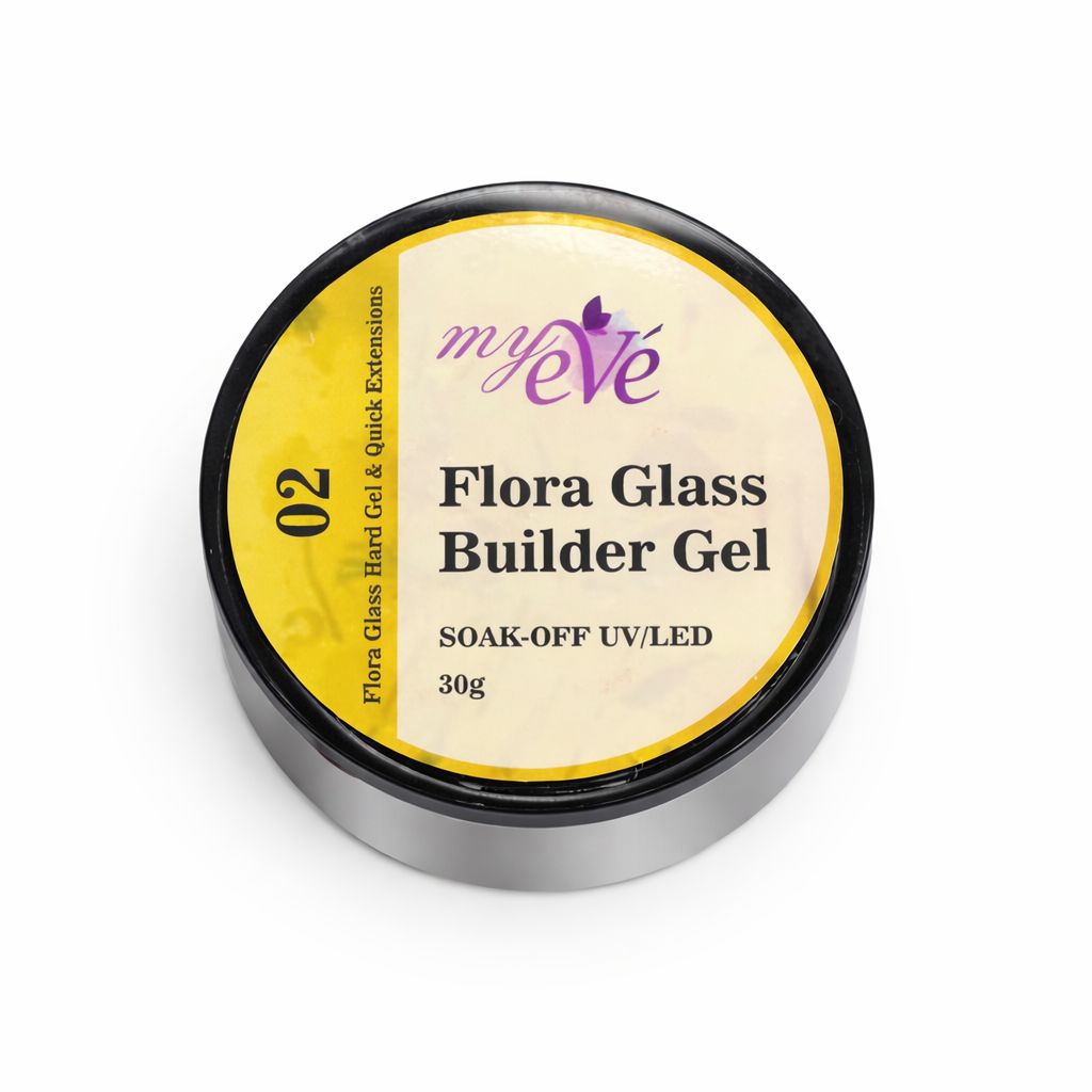 Flora Glass Builder Gel MyEvé, Nr 02, 30g, HEMA/TPO FREE - imagine 2