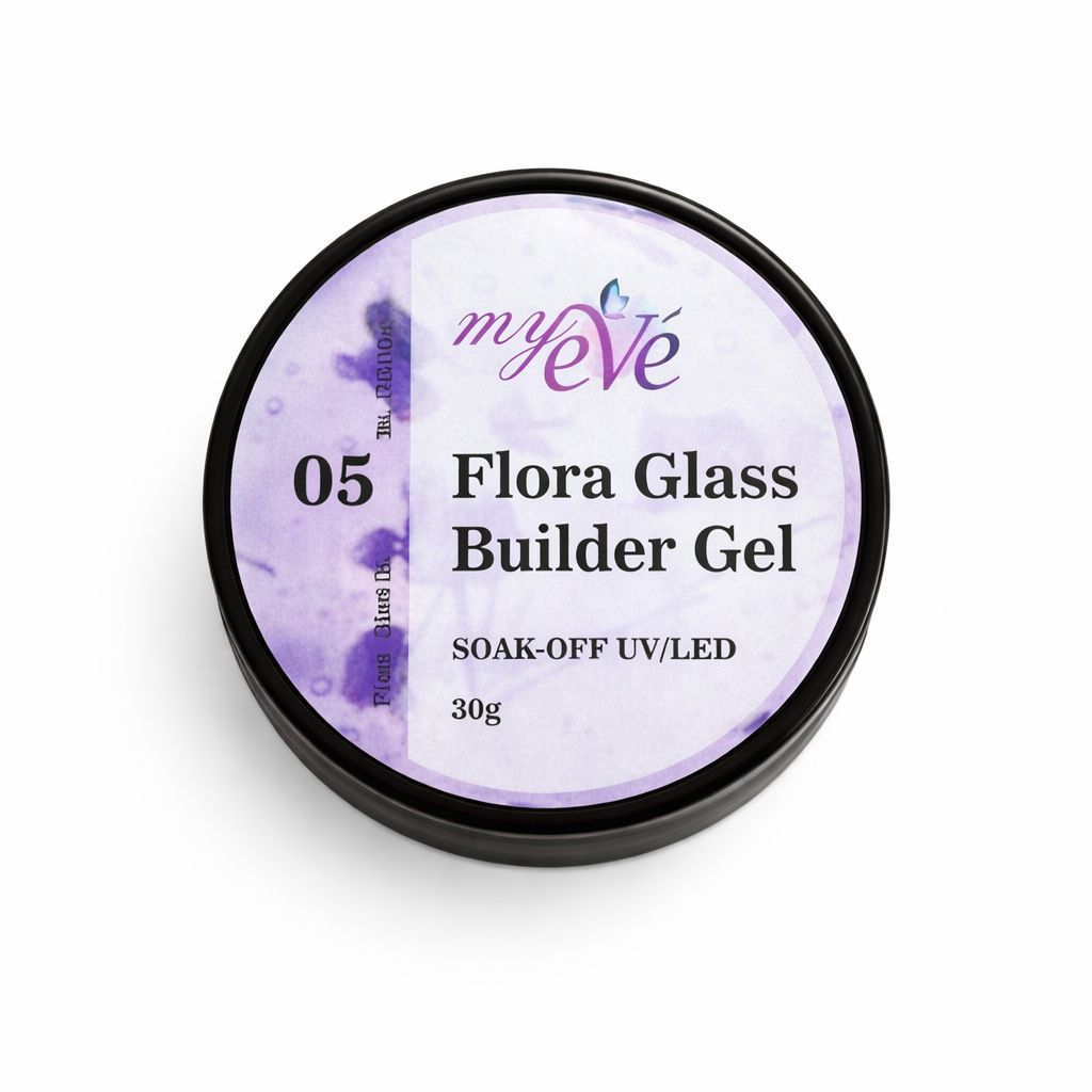 Flora Glass Builder Gel MyEvé, Nr 05, 30g, HEMA/TPO FREE - imagine 2