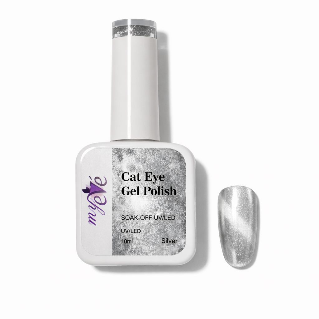 Oja semipermanenta MyEvé CAT EYE, Silver, 10ml, HEMA/TPO FREE