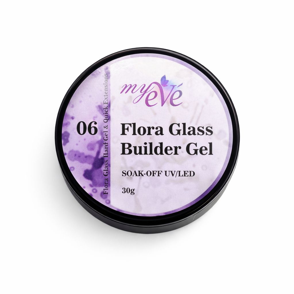 Flora Glass Builder Gel MyEvé, Nr 06, 30g, HEMA/TPO FREE - imagine 2