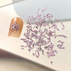 Cristale Decor Unghii Romb Pink