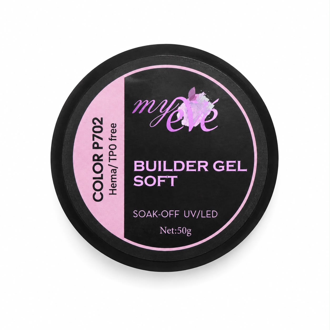 Soft Builder Gel MyEvé, Color P702, 50g, HEMA FREE - imagine 2