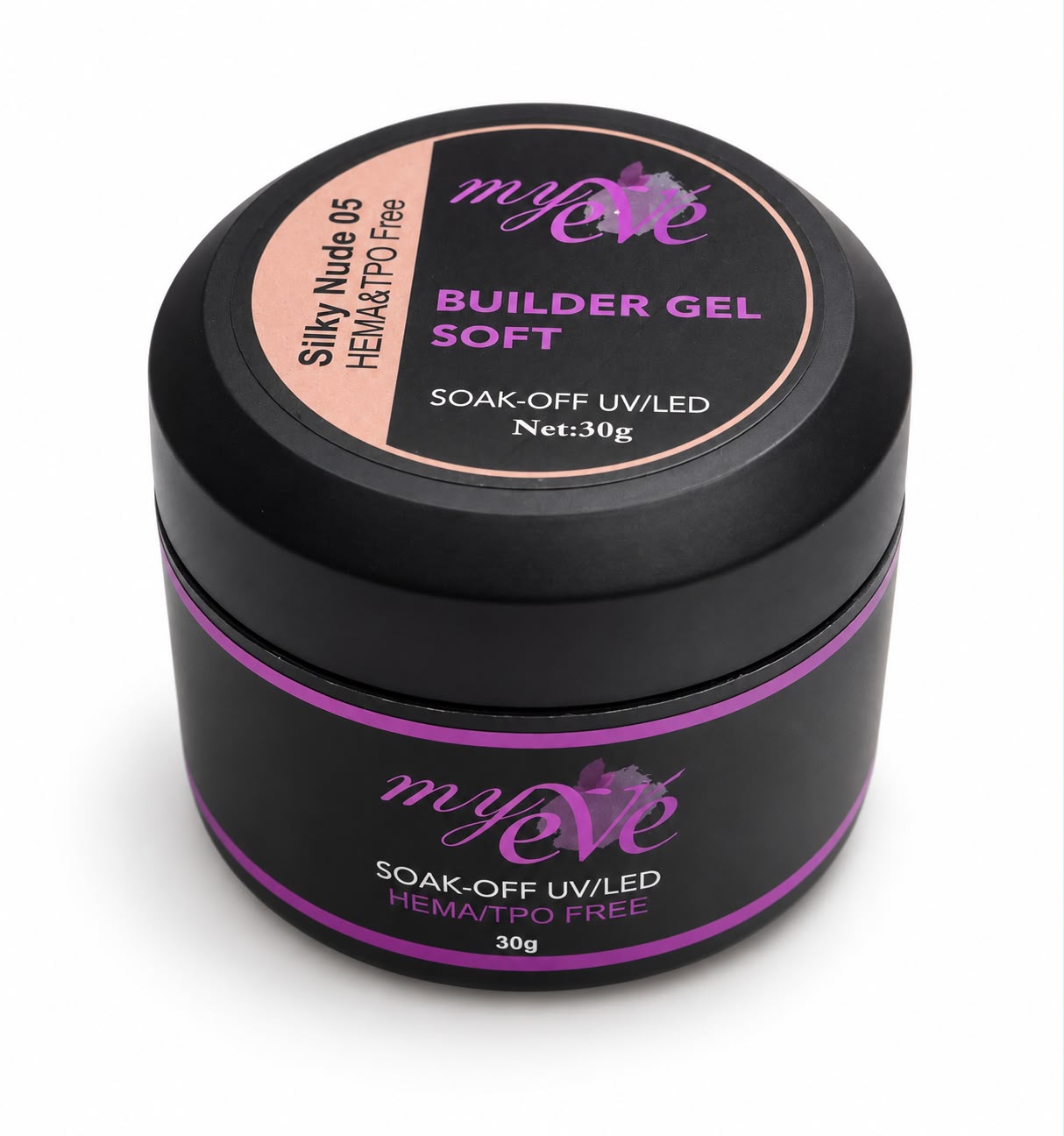 Soft Builder Gel MyEvé, Silky Nude 05, 30g, HEMA/TPO FREE - imagine 2
