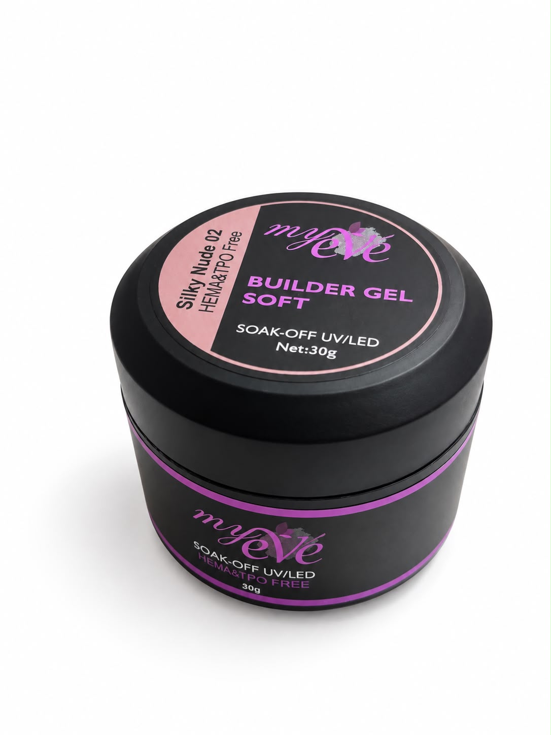 Soft Builder Gel MyEvé, Silky Nude 02, 30g, HEMA/TPO FREE - imagine 2